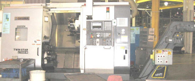 Okuma Twin Star LT300-BBM, Machine ID: 5391